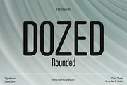 Dozed Rounded, a Sans Serif Font by Craft Supply Co. (Thumbnail 1 of 8)