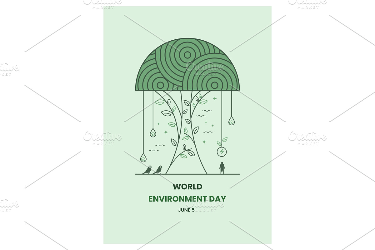 World Environment Day, a Seasonal Illustration by Creative Backgrounds