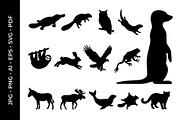 Animal Silhouette Collection Set, an Object Graphic by nandinigraphics (Thumbnail 5 of 7)