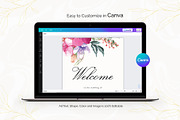 Welcome Sign Template Canva, an Invitation Template by ShineOnWedding (Thumbnail 8 of 9)