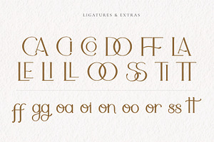 Adele Moon Serif Font Extras