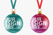Christmas Ball Mockup rope and Box, a Merchandise Mockup by GreatFruit (Thumbnail 3 of 7)