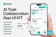 Synapz - AI Task Collaboration App, an UI Kit Template by Creative Perspective (Thumbnail 1 of 6)