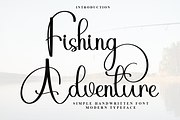 Fishing Adventure, a Handwritten Font by InermediaSTUDIO (Thumbnail 1 of 7)