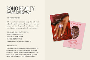 Soho Beauty Canva Email Templates