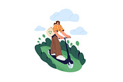 Eco city transport, green energy set, a Transportation Illustration by PaperTrident (Thumbnail 3 of 6)
