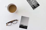 Coffee + Photo Mockup | minimal, a Mockup by Pretty Techie (Thumbnail 2 of 3)