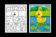 FARM ANIMALS COLORING BOOK for KIDS, an Animal Illustration by Ink Gallery (Thumbnail 6 of 7)