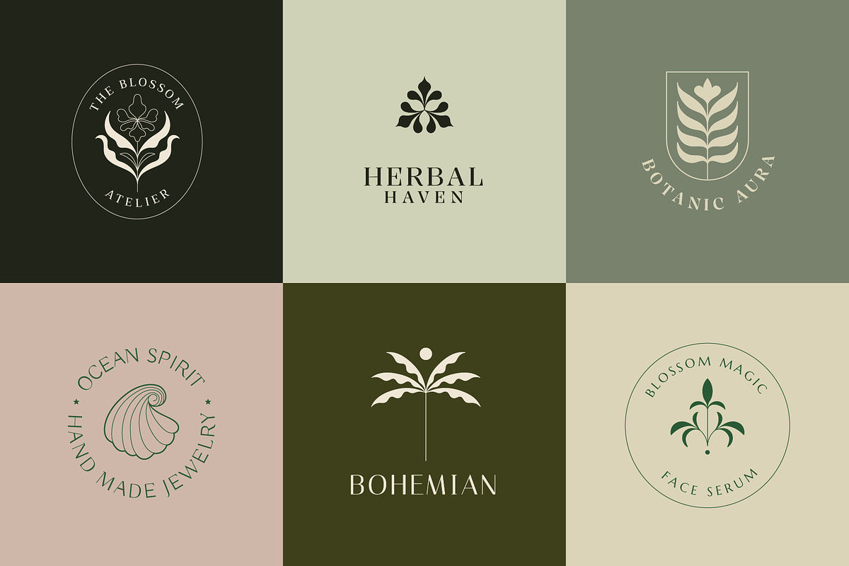 Botanica, marks and logos, a Graphic by venimo (Photo 7 of 9)