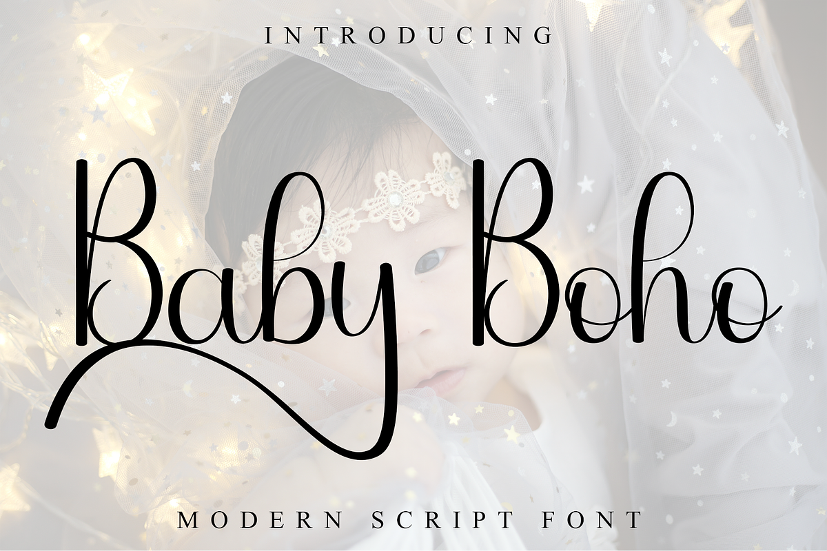 Baby Boho, a Handwritten Font by InermediaSTUDIO (Photo 1 of 8)