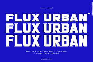 Flux Urban, a Serif Font by inumocca_type