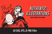 Men of Comic Books Illustrations, an Illustration by FM Era Studio (Thumbnail 2 of 4)