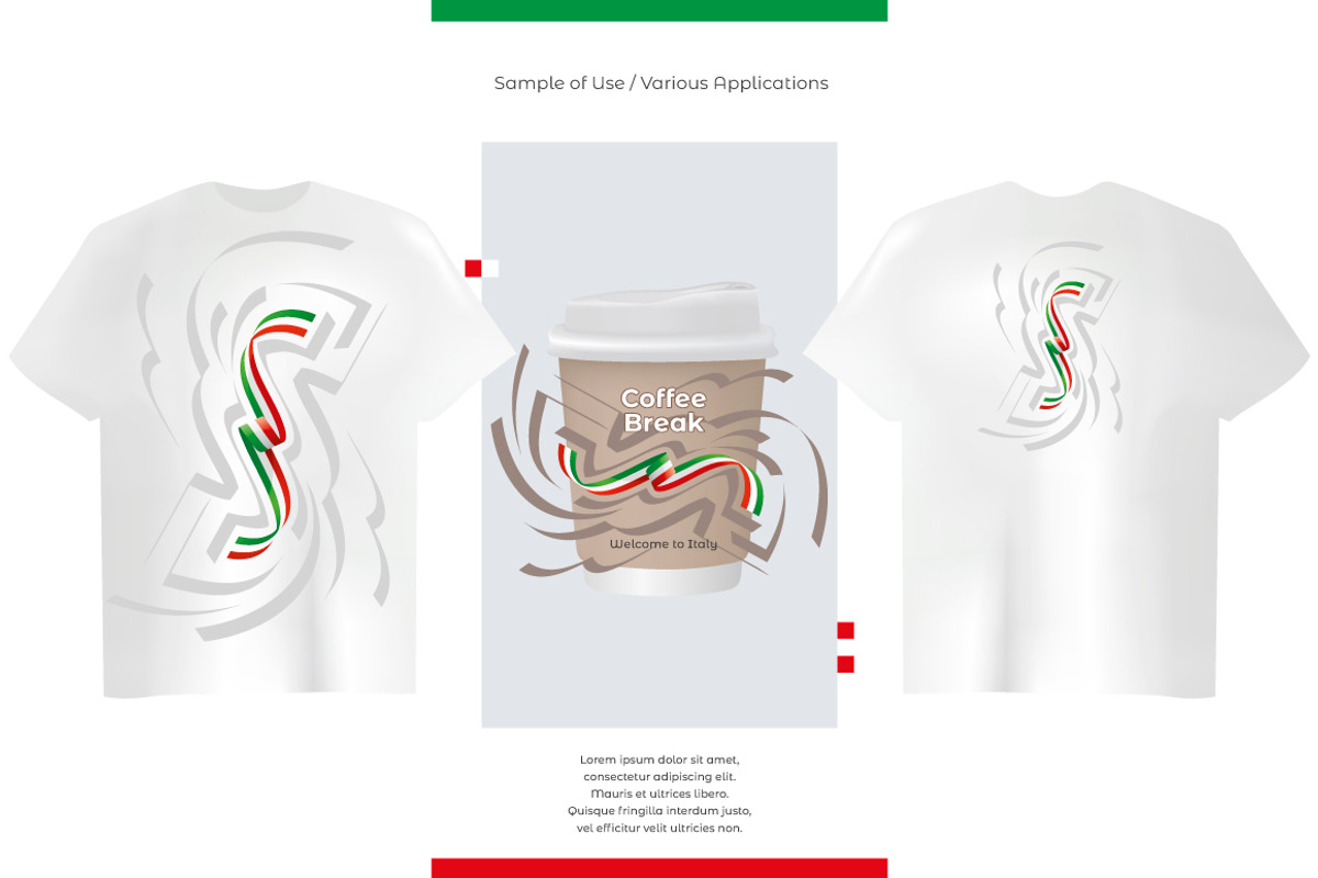 Italy flag ribbon vector, a Templates & Theme by Simbos (Photo 7 of 9)