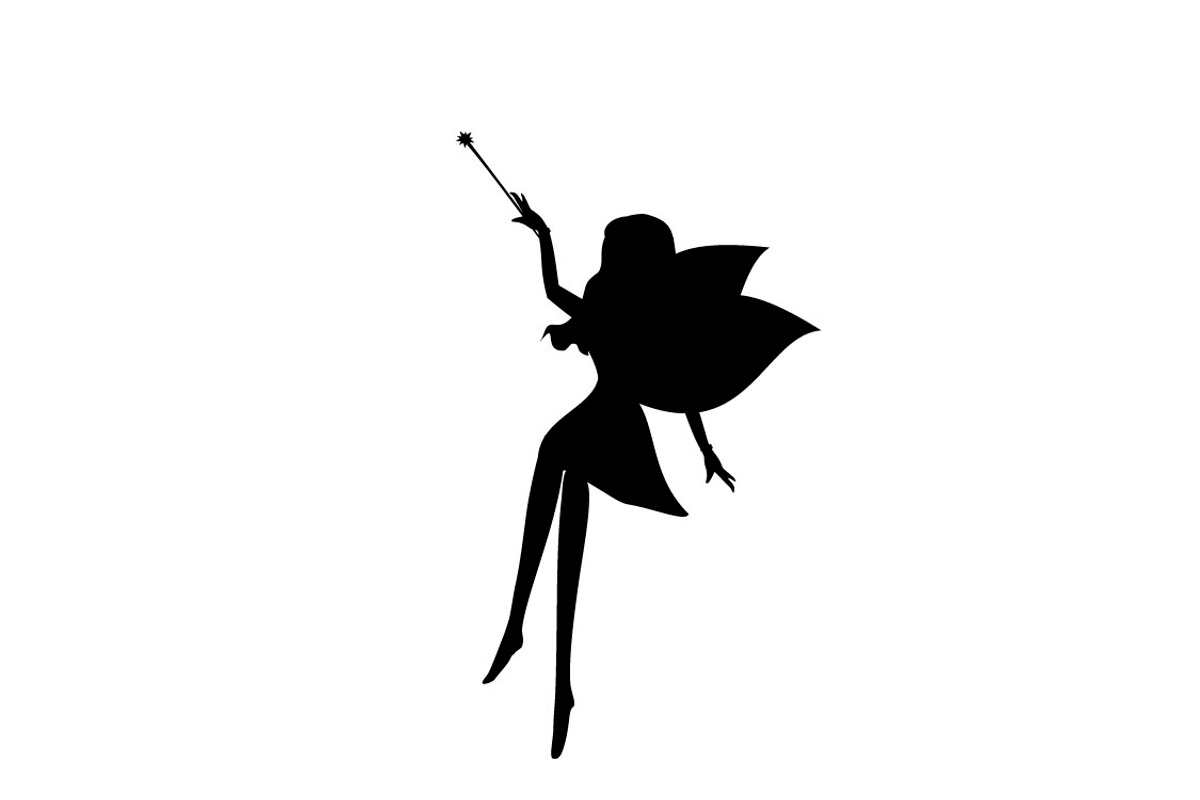 Fairies Silhouette Vector Set, an Illustration by Svetlana Voloshina (Photo 6 of 13)