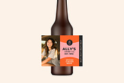 Ally Bottle Label Template, a Stationery Template by Mountain Folk Creative (Thumbnail 1 of 5)
