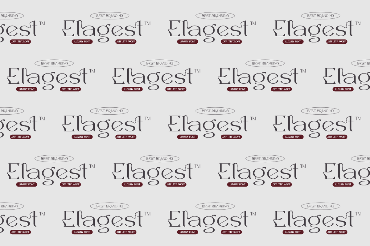 Elagest - Modern Serif Font, a Serif Font by Iqsiart Studio (Photo 8 of 16)