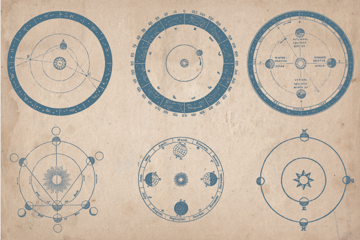 Vintage Illustrations - Astronomy, an Illustration by Mr Vintage (Photo 4 of 5)
