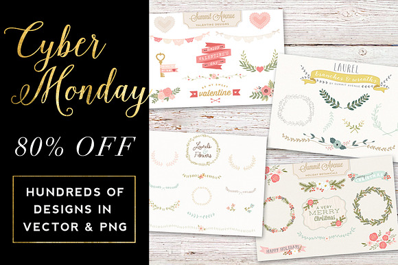 80% Off Cyber Monday Graphic Bundle preview 6