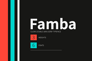 Famba Typeface