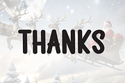 Santa Reindeer | Script Font, a Script Font by Scratchones (Thumbnail 8 of 8)