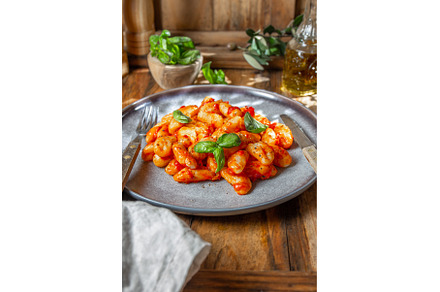 Italian Gnocchi with tomato sauce, a Food & Drink Photo by LARISA BLINOVA