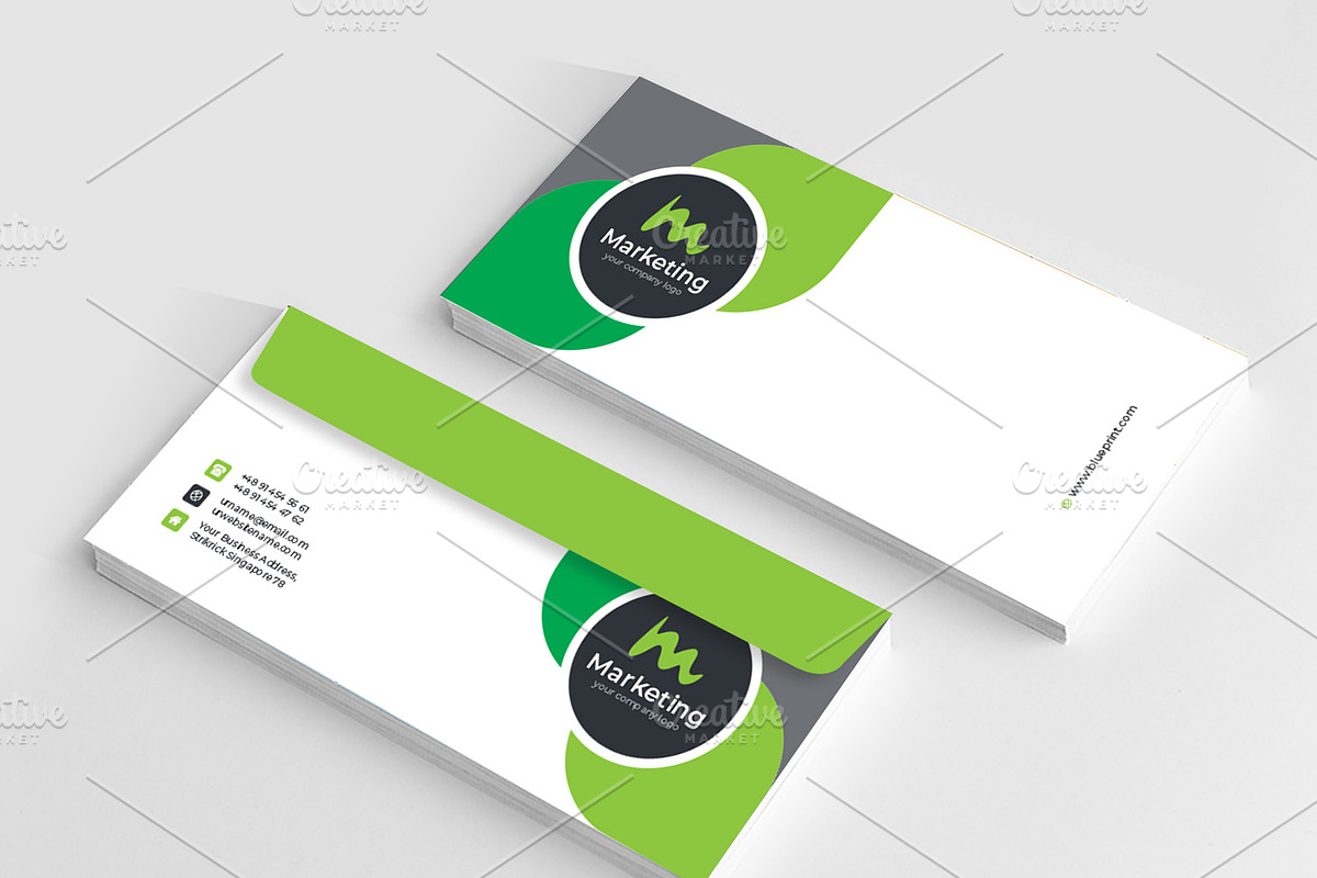 Corporate Envelope, a Stationery Template by Design_Creator