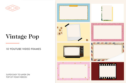 10 Vintage Pop Youtube Frames