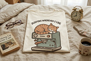 Cat sleeping, an Animal Illustration by Vectorlina (Thumbnail 2 of 5)