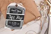 Gift Tag Mock Ups- Smart Objects!, a Packaging Mockup by Snark Heart (Thumbnail 6 of 6)