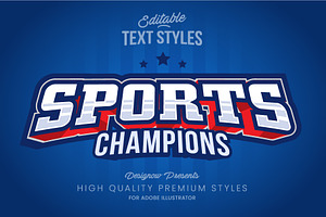 Modern Sports Style Text Effect