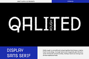 Qalited Rough, a Sans Serif Font by Craft Supply Co. (Thumbnail 1 of 8)