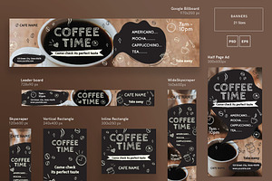 Banners Pack Coffee Time