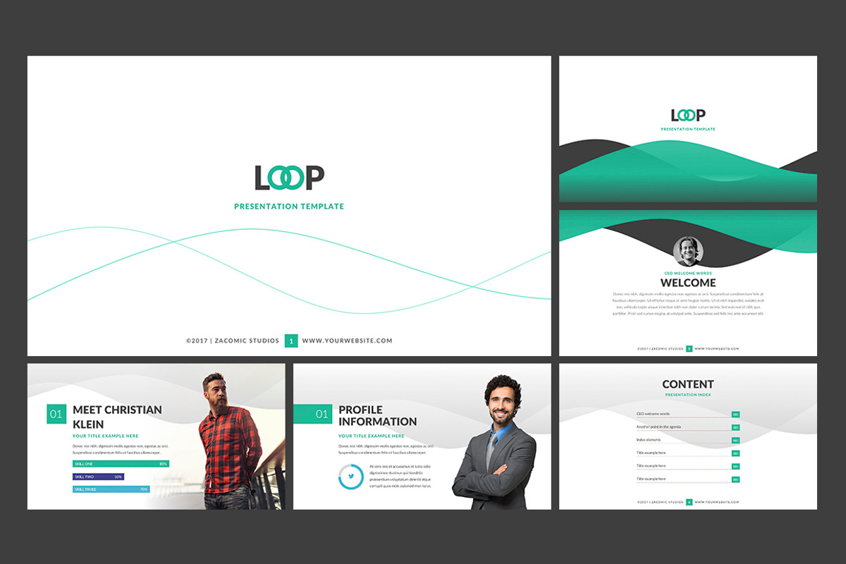 Loop | Powerpoint Presentation, a Presentation Template by Zacomic Studios