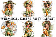 Whimsical Easter Fairy Clipart, an Illustration by OK Design (Thumbnail 3 of 6)