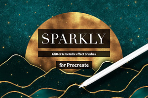 SPARKLY BRUSHES FOR PROCREATE