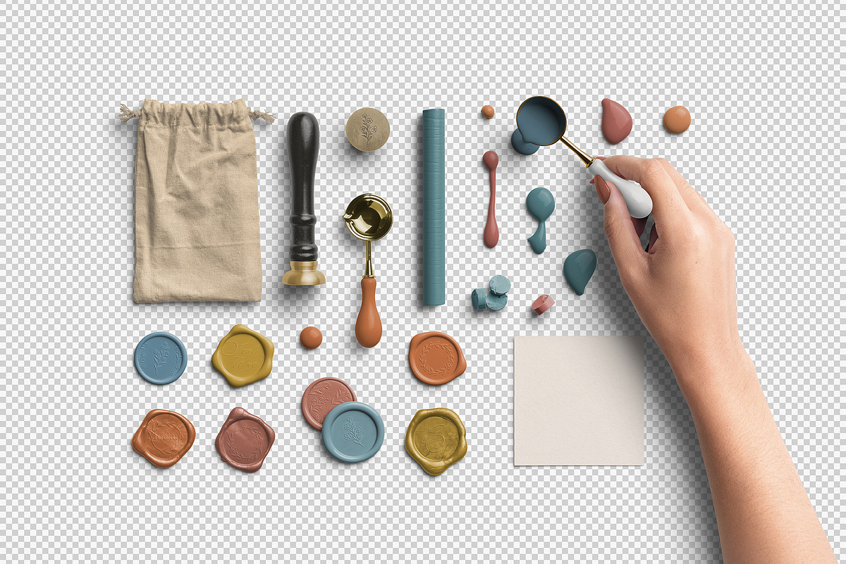 Elegant Sealing Wax PNG Pack, an Object Graphic by Custom Scene (Photo 2 of 8)