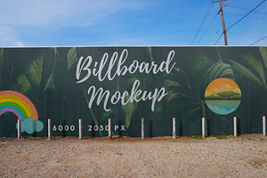 Hoarding Billboard Mockup Template