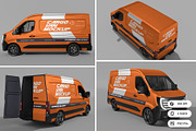 Cargo Van Mockup, an Advertising Mockup by Nathatype (Thumbnail 1 of 9)