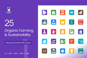 Organic Farming & Sustainability, an Icon by IconBunny