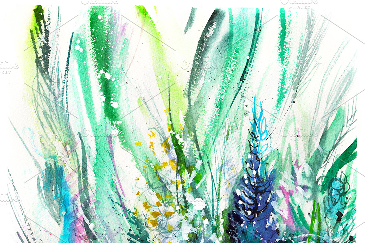 12 paintings with flowers, a Decorative Illustration by coconut_forest (Photo 11 of 13)