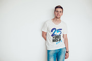 25 T-Shirts Mock-Up (Part 4), a Shirt Mockup by Freeman Studio (Thumbnail 10 of 32)