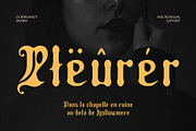 CS Bergamot Drawn, a Blackletter Font by Craft Supply Co. (Thumbnail 5 of 8)