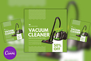 Vacuum Cleaner Sale Editable Design, a Social Media Template by Mishek Munene (Thumbnail 4 of 4)