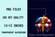 4th of July USA Dripping Lips, an Illustration by SVGArt (Thumbnail 8 of 8)