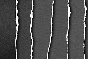 10 Black Tear Paper Textures