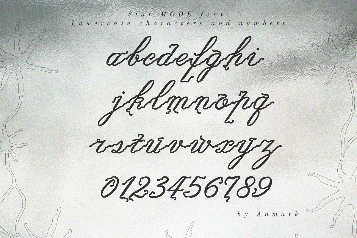 Star Mode Modern Expressive Script, a Script Font by AnMark (Photo 7 of 13)