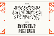 Runholdy Typeface, a Blackletter Font by alit design (Thumbnail 2 of 15)