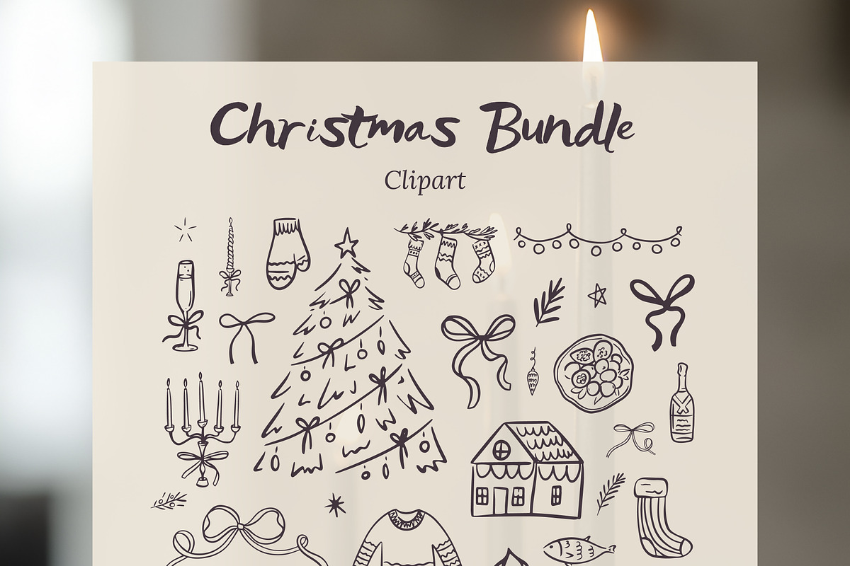 Christmas Clipart Bundle, an Object Graphic by AnnArt (Photo 4 of 11)