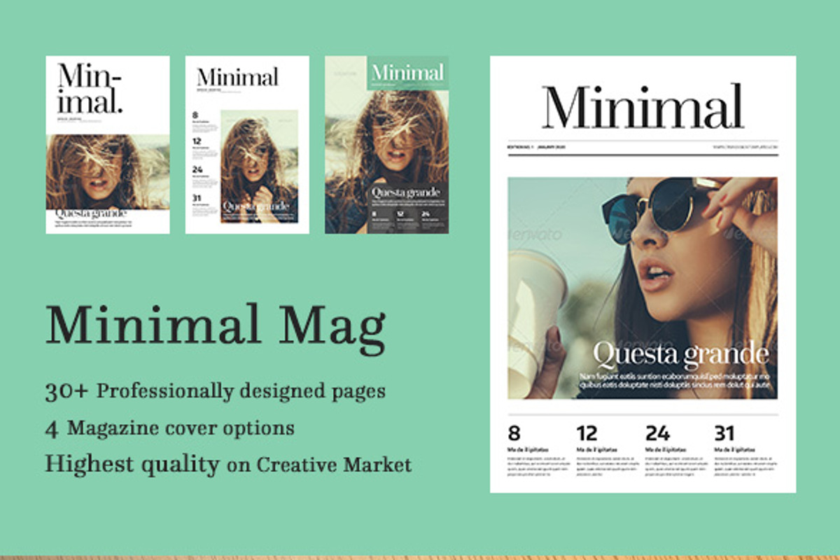 Minimal Magazine, a Magazine Template by CRS Design (Photo 1 of 3)