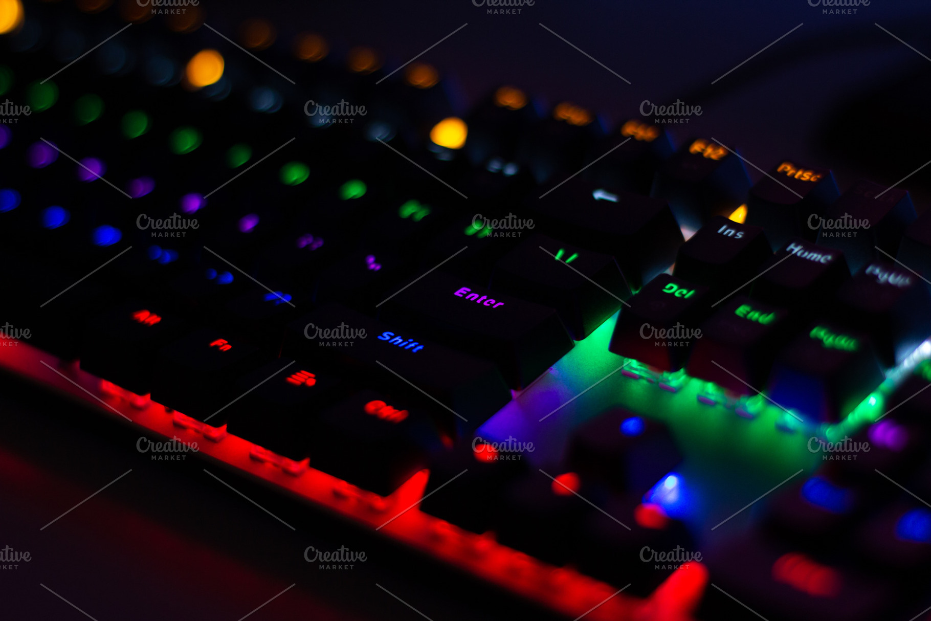 Mechanical gaming keyboard  rgb containing keyboard, photo, and gaming, a Technology Photo by Hombre-cz